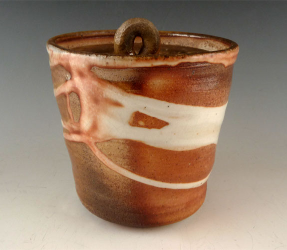 John Benn- Wood Fired Lidded Jar